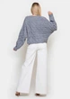 Класичний Светр з Косами 96538-EM Сірий S/M - зображення 2