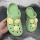 Сабо кроксы женские Dago Style оливковые ЭВА с джибитсами 40/41р (26-26,3 см) 4041-4 - изображение 6