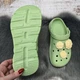 Сабо кроксы женские Dago Style оливковые ЭВА с джибитсами 40/41р (26-26,3 см) 4041-4 - изображение 7