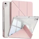 Чохол iPad 7/8/9 10.2" 2019-2021 | Air 3 10.5" | Pro 10.5" Acrylic Clear Frame Transformer Pen Slot light pink - зображення 2