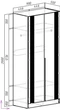 Шкаф Viant АРС А-2 2Д 900x500x2000 мм, NCS S 2002 Y50R Тахо (АШ2-000025041) - изображение 4