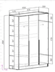 Шкаф Viant АРС А-3 3Д 1350x500x2000 мм, RAL7012 Тахо (АШ3-000021857) - изображение 4