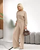 Жіночий прогулянковий костюм (кофта+штани) Uaclothes 38-40 Бежевий (like36913-1734013146) - зображення 4