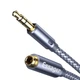 Кабель ESSAGER Monster Headphone Extension Cable 3.5mm Male to 3.5 mm Female 1m Grey (EYPY35-MY0G) - изображение 1