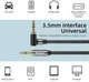 Кабель ESSAGER Monster 3.5mm to 3.5mm 90˚ Jack Audio Cable 1.5m Black (EYP35-WTA01) - изображение 3