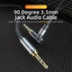 Кабель ESSAGER Monster 3.5mm to 3.5mm 90˚ Jack Audio Cable 1.5m Black (EYP35-WTA01) - изображение 5