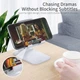 Підставка для телефону/планшета ESSAGER Knight Foldable Desk Mobile Phone Holder Plastic Stand White (EZJZM-QSSJ02) - зображення 4