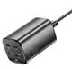 Зарядное устройство ESSAGER Collection 2xUSB-C + 2xUSB 67W GaN Desktop Charger Black (ECT2AC-JYB0G-Z) - изображение 2