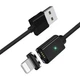 Кабель ESSAGER Magic Power Magnetic USB 2.0 to Lightning 3A 1m Black (EXCCXL-ML01) - изображение 1