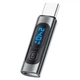 Перехідник ESSAGER Digital Display USB-C Female to USB-C Male Adapter Grey (EZJTT-TX0G-P) - зображення 1