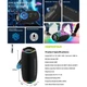 Портативна бездротова Bluetooth HOPESTAR P7 Pro 46W, 5200mAh Чорна - зображення 3