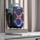 Портативная беспроводная Bluetooth HOPESTAR PARTYONE CLUB з 2-ма мікрофонами 650W, 36000mAh Черная - изображение 4