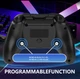 Беспроводной геймпад T-S102 Pro Bluetooth / 2.4G контроллер с вибрацией, для Switch, PS3, Windows, Android, iOS, Steam - Black - изображение 6
