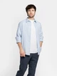 Сорочка чоловіча блакитна 100% бавовна Arber LINEN SHIRT 1 41 зріст 4 блакитний (M05.04.06.611) - зображення 1