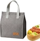 Термосумка для їжі Tasty Bag, ізотермічна сумка для ланчбоксу на 7 л, сіра - зображення 1