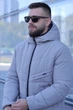 Мужская зимняя куртка Riccardo PN XL серая - изображение 2