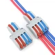 Клема розгалужувач типу WAGO 2 на 4 проводи 0.08–4 мм²/12–28AWG 32А 250В важільний затискач - зображення 5