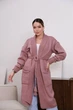 Кардиган женский вязаный пудровый 44-60 с1524.5087 - изображение 5