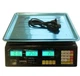 Торговые электронные весы со счетчиком цены Crystal CR 50 kg 6v (2gm) 30х24 см, с выборкой массы тары и кнопками фиксации цен - изображение 3