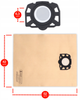 Мешки для пылесоса Karcher WD2 Plus, WD3, WD4, WD5, WD6, WD7, MV3, MV4, MV5, MV6 (Бумажные,5шт) - изображение 7