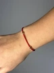 Браслет из жёлтого золота с красной нитью BR-0356 21.5 - изображение 5