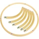 Обруч складаний Хула Хуп Pro Supra Hula Hoop PEARL HU-LA HR-056 1кг, пластик, 6 секцій, d-90см жовтий - зображення 1