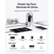 Батарея универсальная Anker 25000mAh, 165W, PD/3/0, QC/3/0, Built-In Double USB-C Cables, silver (A1695H41) - изображение 6
