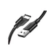Дата кабель USB 2.0 AM to USB-C 0.25m 3A US287 black Ugreen (60114) - изображение 1