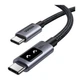 Дата кабель USB-C to USB-C 1.0m PD 100W L509 black Ugreen (35501) - зображення 2