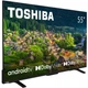 Телевизор Toshiba 55UA2363DG 55" 4K UHD Smart TV Android 11 с Dolby Vision и T2 Wi-Fi VESA 200x200 мм - изображение 2