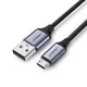 Кабель Micro USB Ugreen US290 60147 5V/2A для заряджання і передачі даних (Сірий, 1.5м) - изображение 2