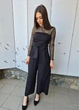 Комбинезон женский брючный с ажурными рукавами Zara Черный 14451 XS (на укр 40-42) - изображение 8