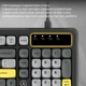 Клавиатура Ajazz AF98 USB UA Black/Grey/Yellow (AF98-BGY) - изображение 5