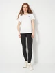 Спортивная футболка для фитнеса женская Puma W Tad Essential Crew Tee 52717702 L White (4069162180698) - изображение 3
