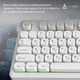 Клавиатура Ajazz AF98 USB UA White (AF98-W) - изображение 6