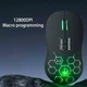 Мышь беспроводная игровая Holy Sword M600 RGB подсветка 12800 DPI 2,4G+Bluetooth Black - изображение 5
