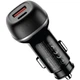 Зарядное устройство ColorWay USB-C PD65W + USB QC3.0 car adapter (CW-CHA068PD-BK) - изображение 1