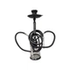 Кальян Hookah Amina Black высотой 48 см на 2 персоны - изображение 2