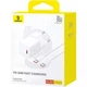 Мережевий зарядний пристрій Baseus GaN5 Mini 30W Type-C швидка зарядка QC3.0/PD3.0 + кабель Type-C to Type-C 1m (P10110902213-00) White - зображення 2