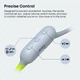 Беспроводные костные наушники для бега Langsdom BE-18 Max с встроенной памятью 32 ГБ Наушники с костной проводимостью для спорта Розово-фиолетовые - изображение 11