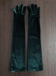 Оксамитові довгі рукавички honey fashion accessories xs/s/m зелені (30к005) - зображення 4
