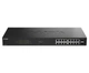 D-Link Комутатор DGS-1018P 16x1GE PoE+, 240W, 30Вт/порт, Некерований - зображення 1