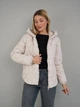 Демисезонная женская куртка с капюшоном молодежная UF-Fashion KS-KL белый S - изображение 2