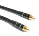 Аудіокабель Melodika Purple Raine Cable 2xRCA - 2x RCA directional cable 0,5m (MD2RD05) - зображення 3