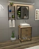 Настенная полка в стиле лофт EcoLoft Мери DSP-1418-1 Дуб Аппалачи - изображение 2