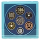 Набор монет Япония набор из 7 монет 2002 Proof 1, 5, 10, 50, 100, 500 йен, памятная медаль Восточный календарь - Год Коня - изображение 2