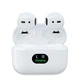 Навушники Bluetooth Walker WTS-53, бездротові TWS, з мікрофоном, білий колір - зображення 9