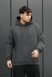 Худі Staff dark gray oversize fleece XL - изображение 1
