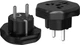 Адаптер для розетки ESSAGER Global Universal Adapter EU Male to World Female Black (ECTZH-YCB01-Z) - изображение 2