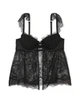 Мереживний бюст-топ Victoria's Secret з довгою вставкою 1159852760 (Чорний XL) - зображення 3